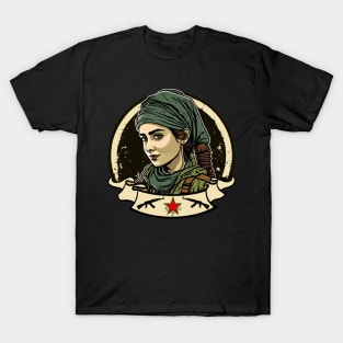 Solidarity with the YPJ / YPG Kurdish T-Shirt